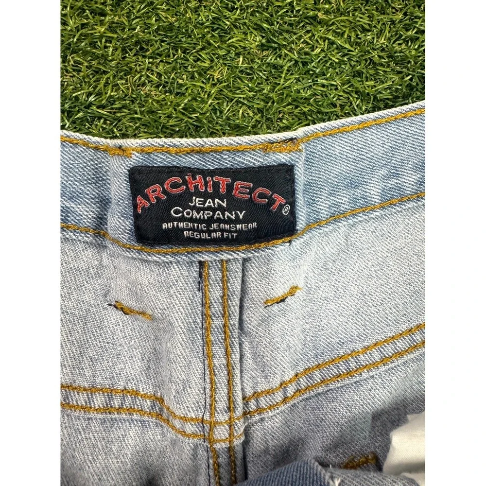 Architect Jean Company Jeans Mens 36 X 30 Blue‎ Denim Regular Fit Straight Leg